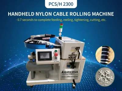 Automatikus Kézi Nylon Kábelhengerlő Gép - Gyors Kötegelés WPM-2503