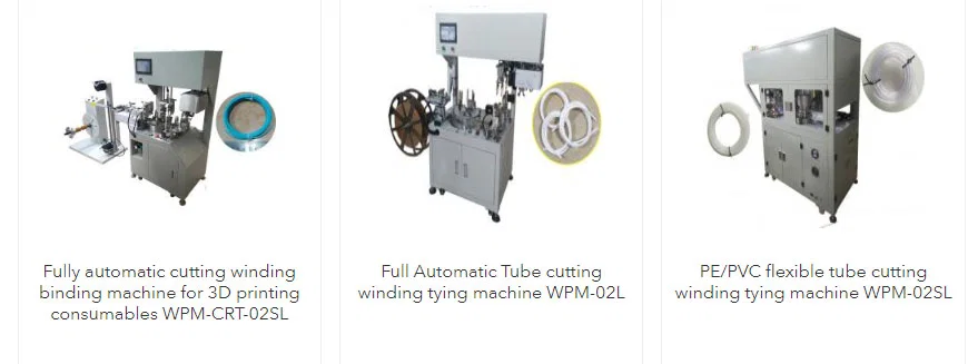 Automatikus kábeltekercselő és kötőgépek. Gyors, pontos, munkaerőt takarít meg. Növeli a termelési hatékonyságot.