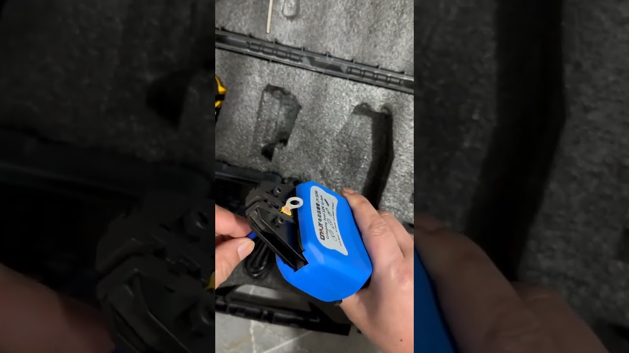 Cordless Lithium Battery Wire Crimper - End Manual Crimping