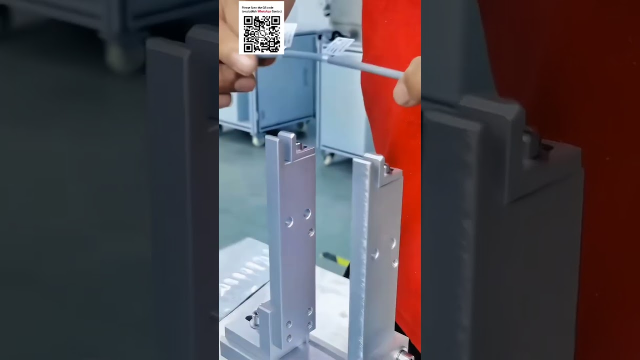 Automatikus hajtogatós címkéző gép vezetékekhez és csövekhez #AutomatizálásiBerendezés