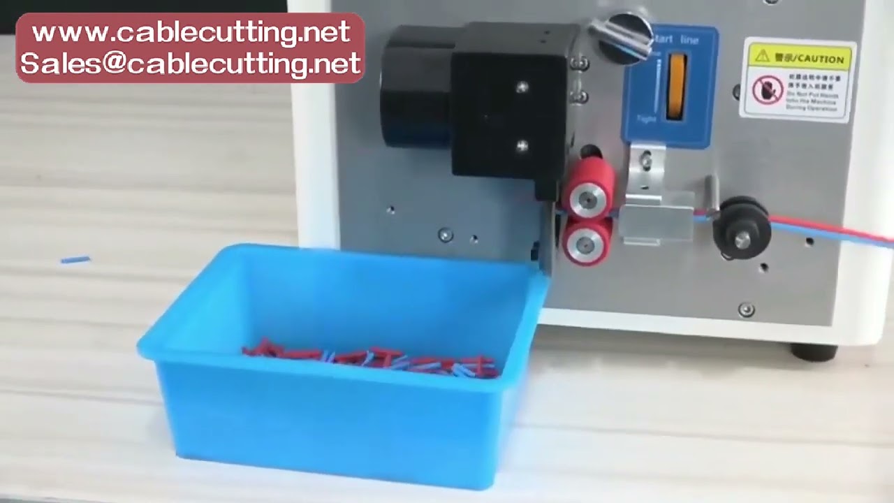 302 Automata Huzal-, Cső- és Kábelvágó Gép Érintőképernyővel – Sleeving, Stripping, Peeling