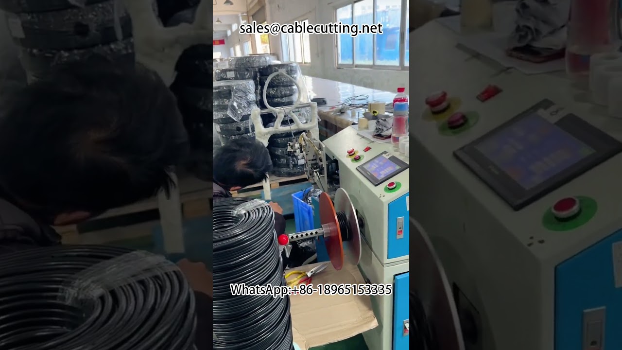 Automatikus metrszámláló tekercselőgép – Huzalfeldolgozás és autóipari kábelköteg