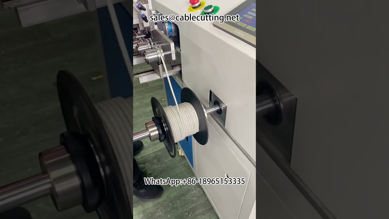 Meter Counting Wire Winding and Cutting All-in-One Machine for Large to Small Rolls