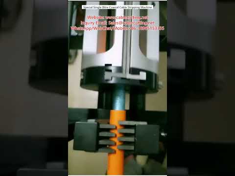 Special Single Wire Coaxial Cable Stripping Machine