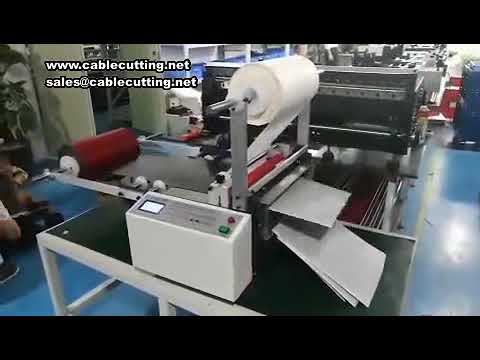Automatikus tapéta- és kraftpapír vágógép | Nagy teljesítményű papírvágó berendezés