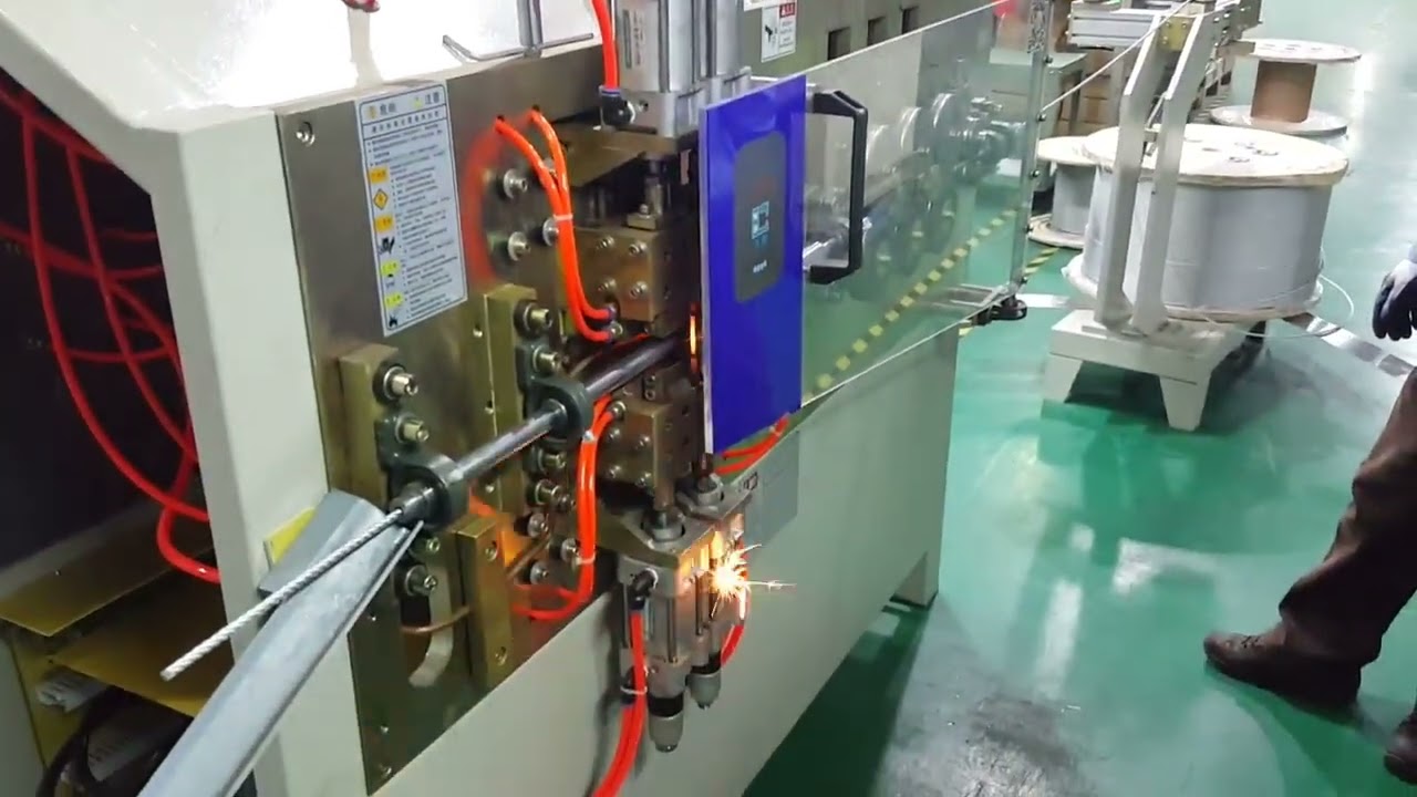 Automatic Wire Rope Flathead Fusing Machine WPM-60-SF