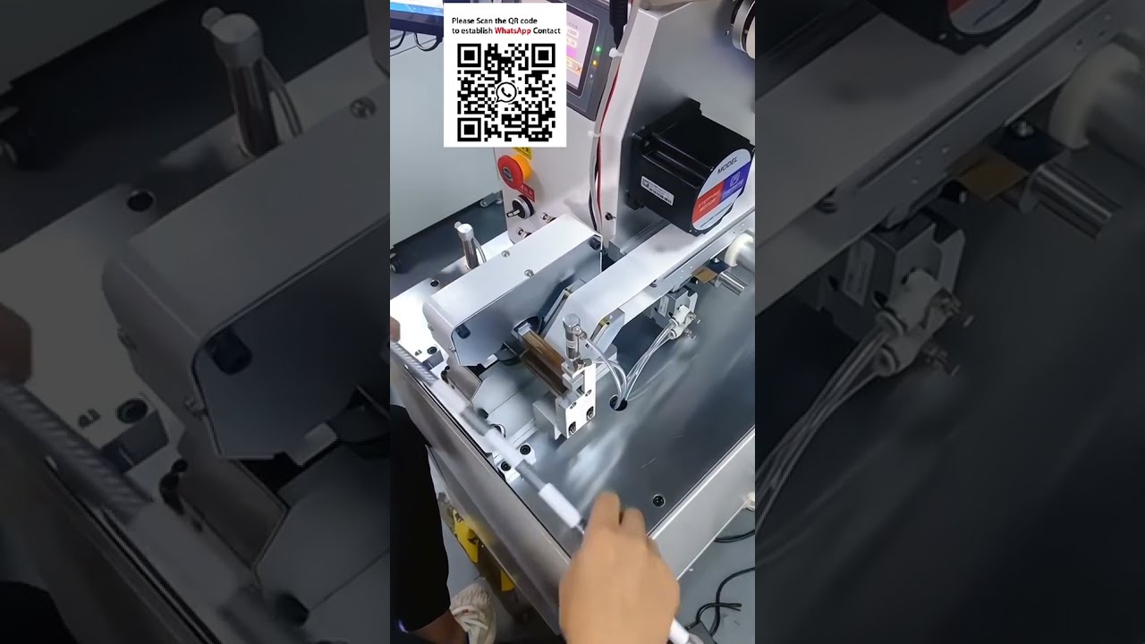 Automatikus kábelköteg-címkéző és -felragasztó gép #CímkézésiAutomatizálás