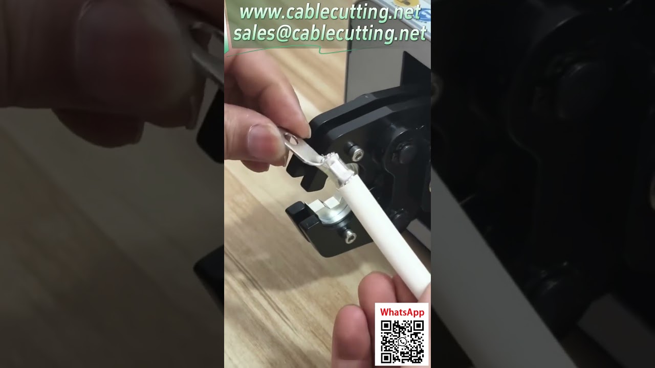 Pneumatikus krimpelt fogó gyors 70 mm²-es réz csatlakozókhoz – Több forma, automatizáláshoz