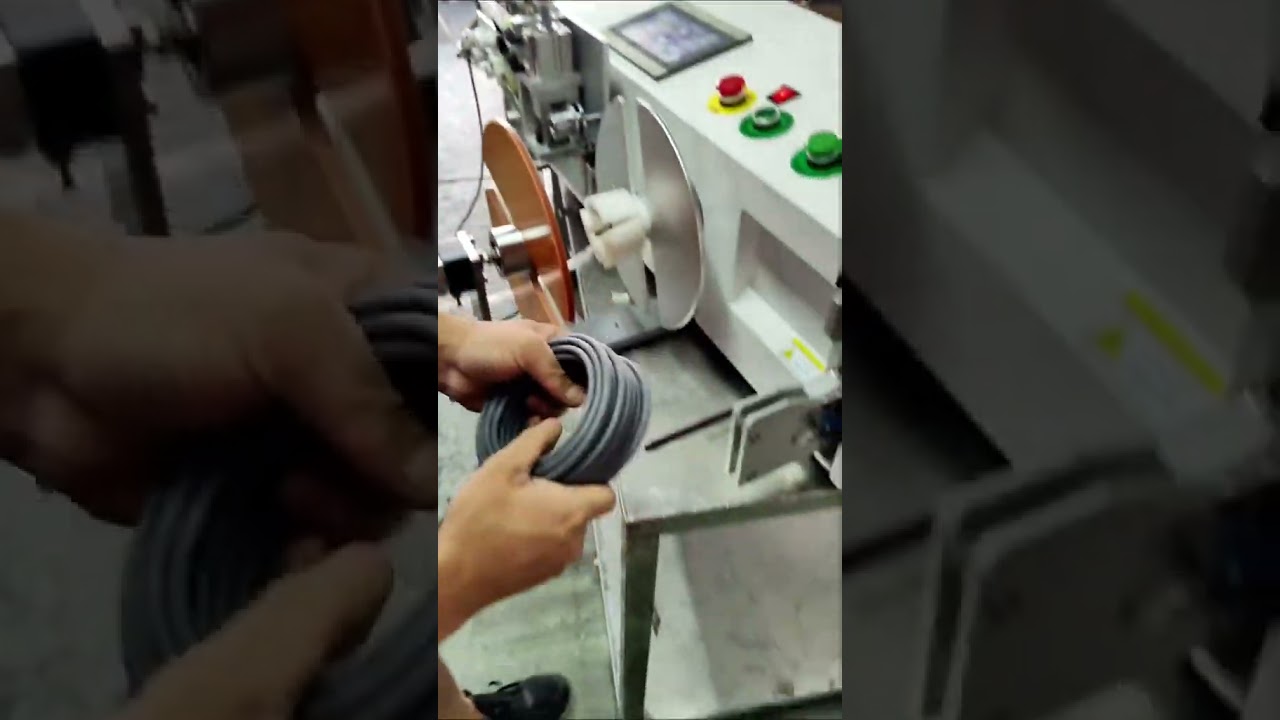 Efficient Wire Coiling Machine 1-8mm Precise Metering, Cutting & Tying