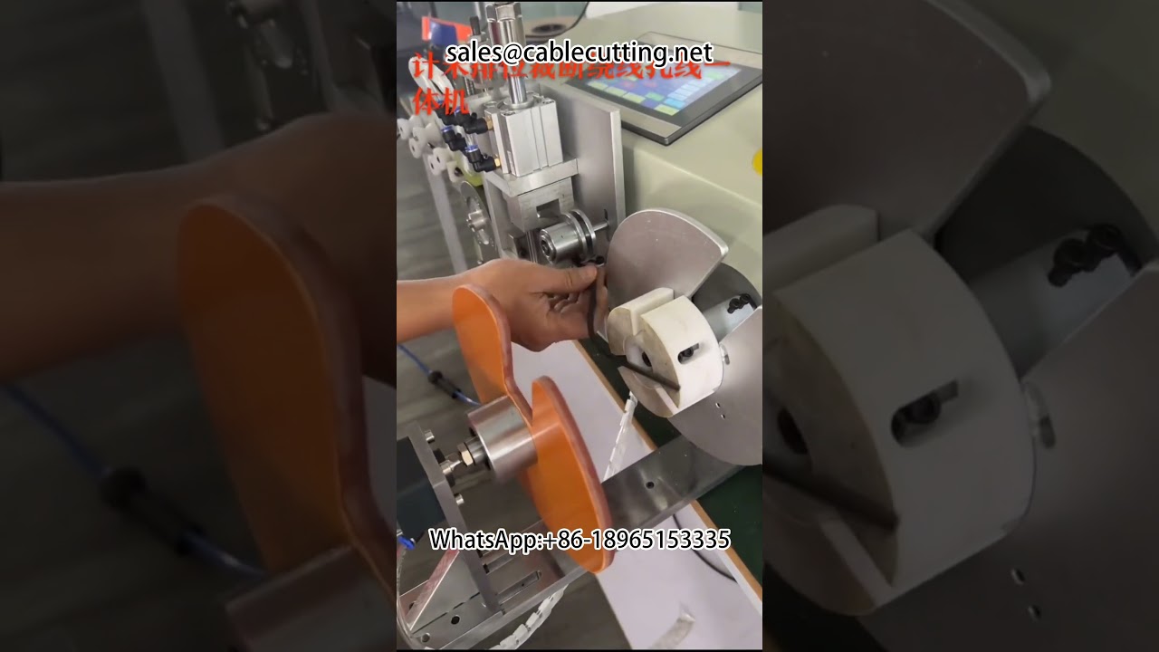 Precíziós métertekercselő gép vezetékköteg-feldolgozáshoz - automata tekercselő berendezés
