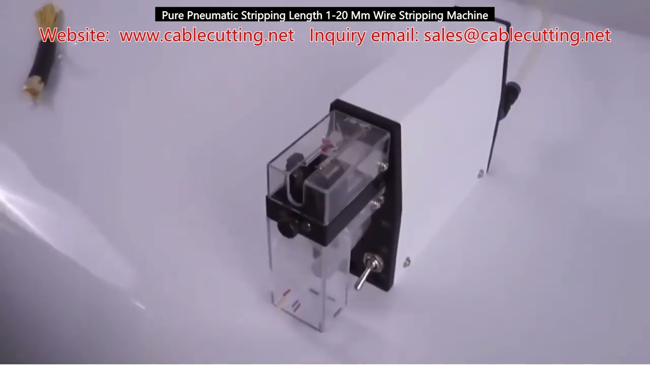 Pure Pneumatic Wire Stripping Machine for 1-20mm Stripping Length