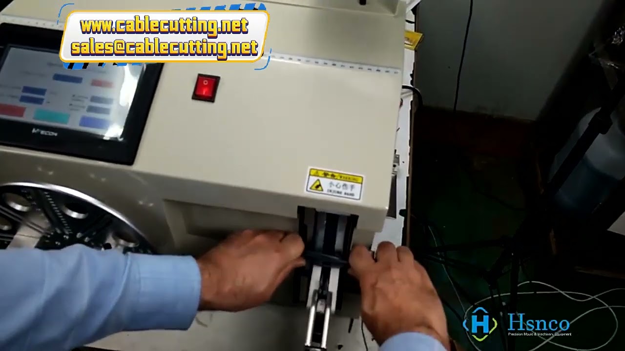 HMI Touch Screen Semi-Automatic Cable Tie Machine | Wire Winding and Tying Machine