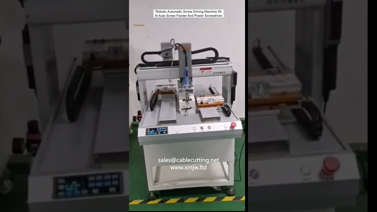 Robotos automata csavarbehajtó gép – automata csavaradagolóval és nagy teljesítményű csavarhúzóval
