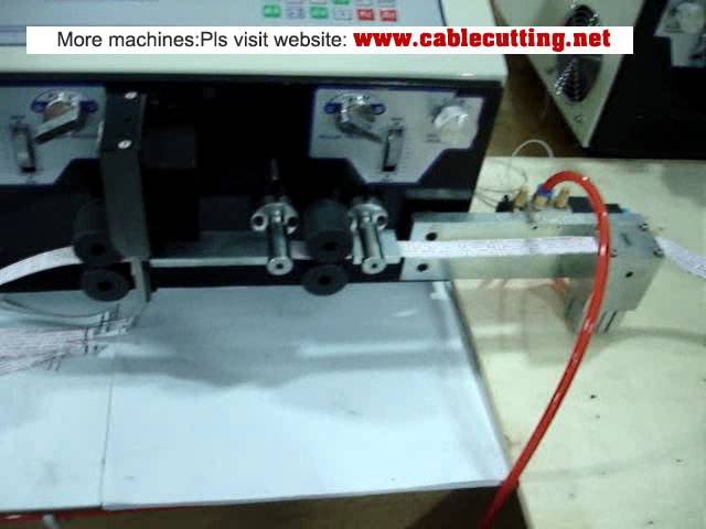 Flat Cable Stripping, Cutting, and Splitting Machine (WPM-09-E-S) for 12P Flat Wire