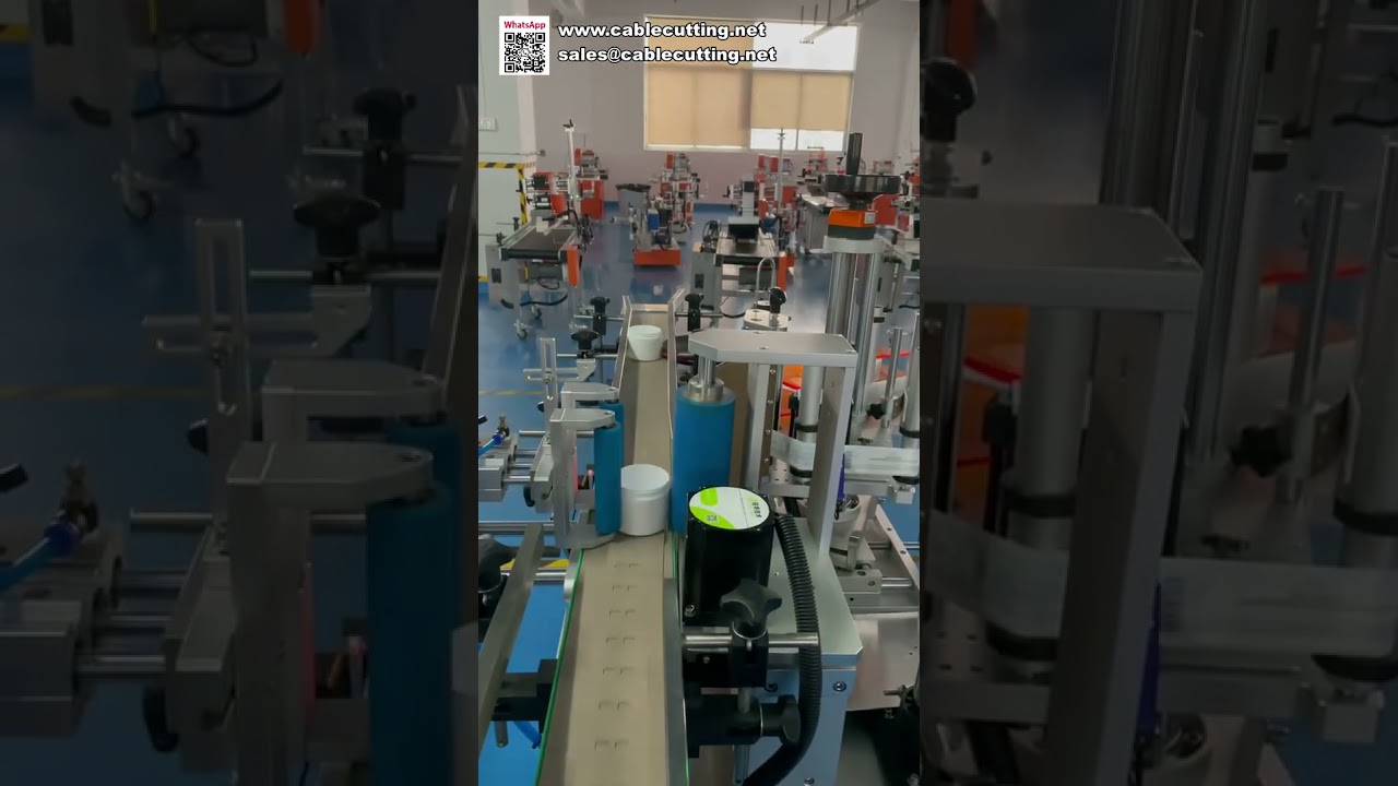 Teljesen automata kör alakú palackcímkéző gép - Precíziós matricafelvitel rendszer