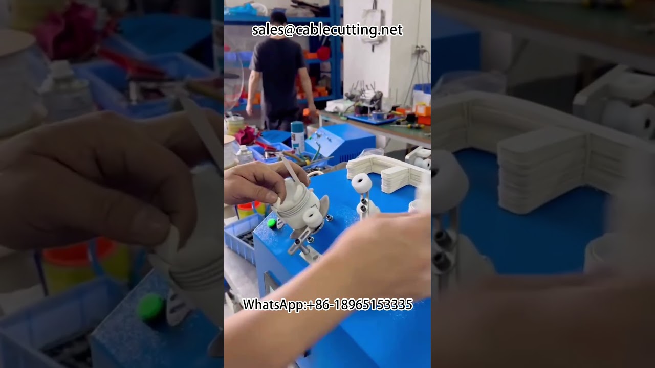 Adatkábel tekercselő gép | Huzalköteg-feldolgozás | Automata kábeltekercselő