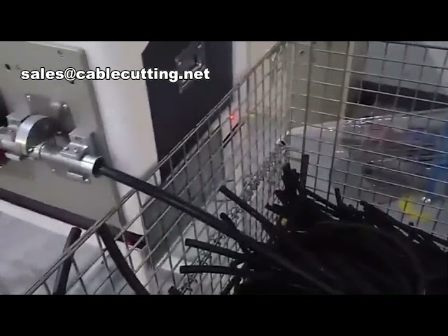 Automatic Large Pipe Cutting Machine for Heat Shrinkable Tube, Wax Tube, and Steel Wire | P-X