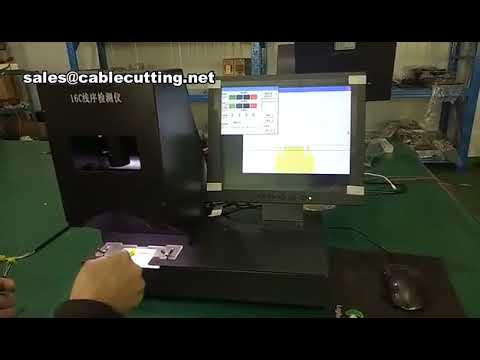 Ribbon Cable Color Wire Sequence Detector | Automatic Cable Tester