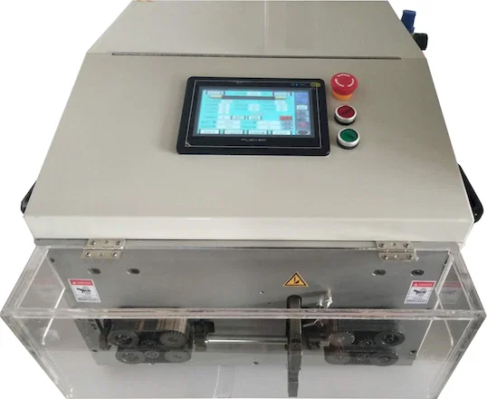 Dupla kerek köpenyes kábel csupaszító és vágógép WPM-YHT2 - Vezeték_Vágó_és_Csupaszító_Gép